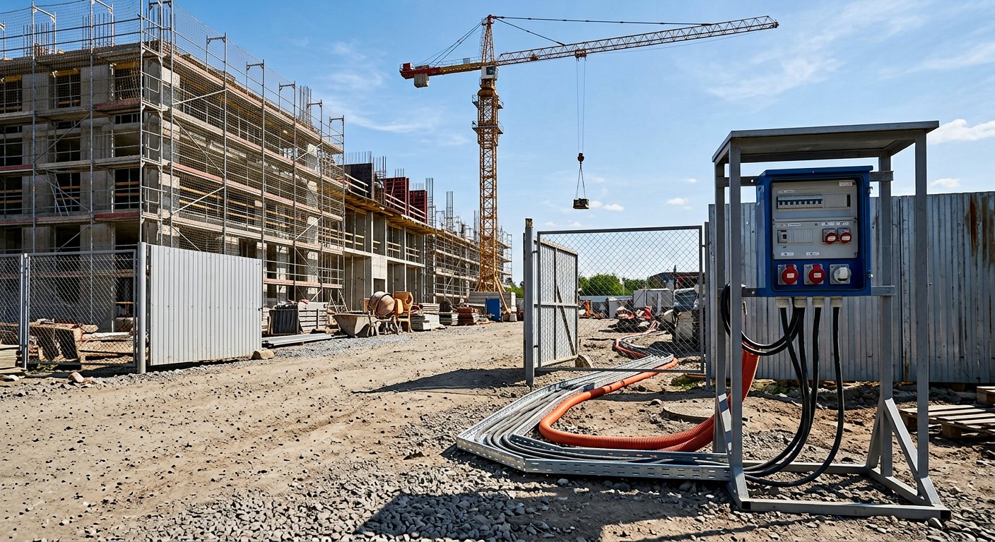 Временное электроснабжение строительной площадки